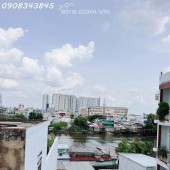 bán nhà đường Nguyễn Duy Quận 8, View sông, ngang 5.5m, 4 tầng, ở ngay